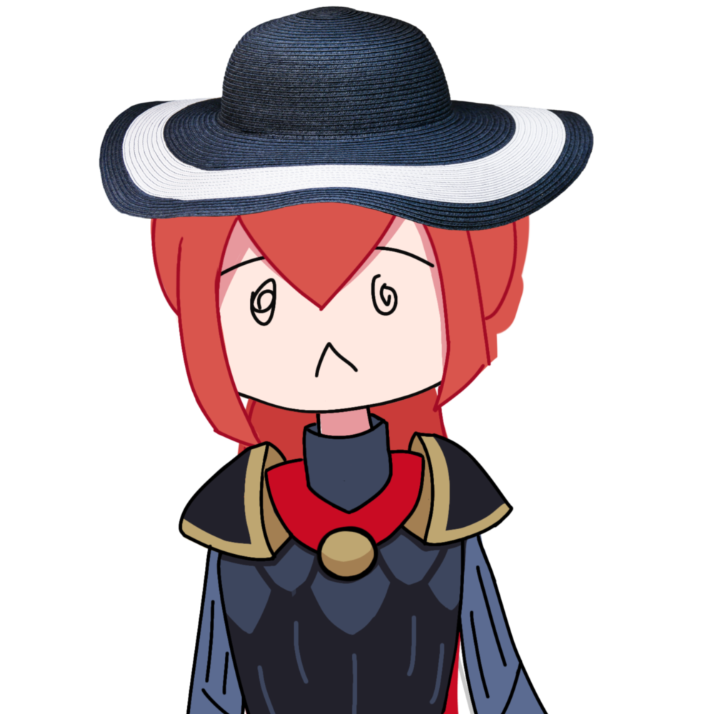 Reference sheet WIP with hat.